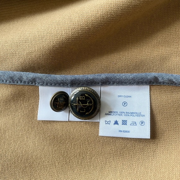 Lands’ End Sport Cotton Knit Nautical Blazer - Picture 6 of 9